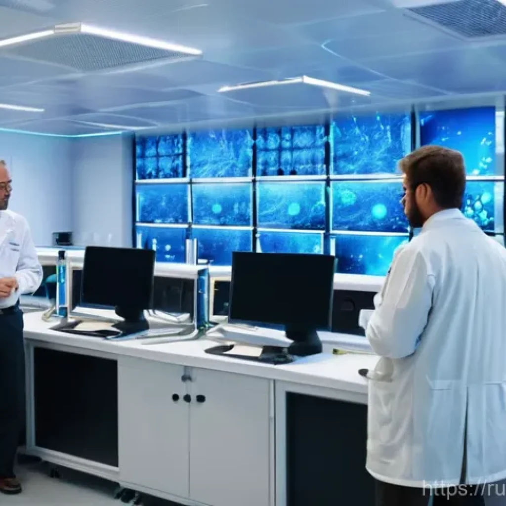 기상조절 기술의 정책적 지원 방안 - **Prompt 1: State-Backed Climate Innovation Lab**
"A bright, futuristic laboratory interior fill...
